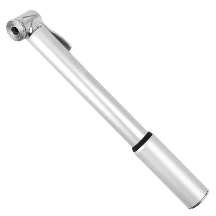 Pompe Mini Route Zefal Road Mini Alu Argent 8Bars L230 mm Vp-Vs 117G Pour Pneu Section 25 À 32 mm Avec Clips Fixation