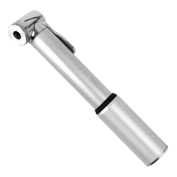 Pompe Mini Route Zefal Road Micro Alu Argent 7Bars L165 mm Vp-Vs 95G Pour Pneu Section 25 À 32 mm Avec Clips Fixation