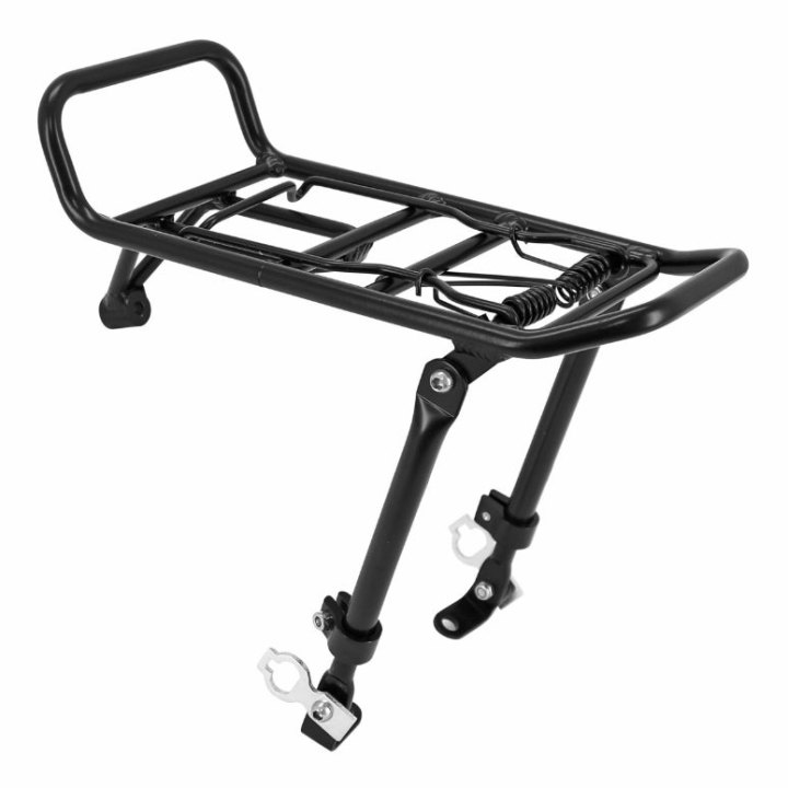 Porte Bagage Vélo Avant A Tringles Fixation Sur Oeillet Fourche P2R Réglable 26-28"