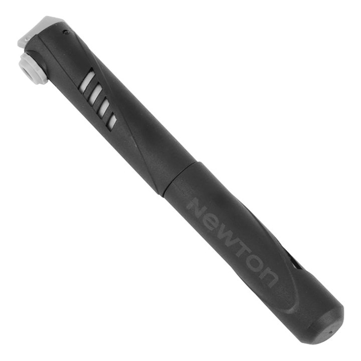 Pompe Mini Route-VTT Newton Résine Noir-Gris 8 Bars L205 mm Vp-Vs Avec Fixation Porte Bidon 87G