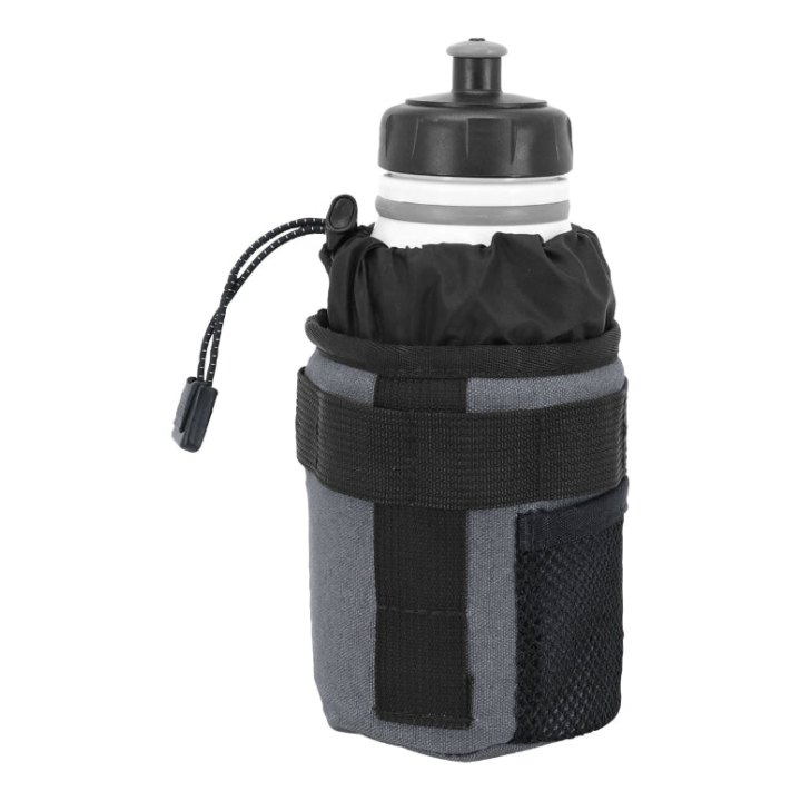 Porte Bidon Emfiss Noir-Gris Pour VAE Fixation Potence Et Cintre