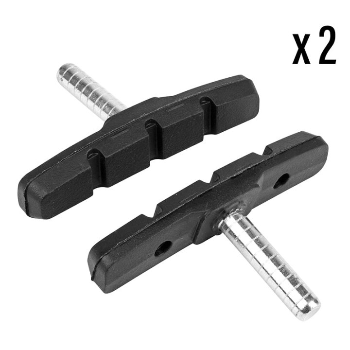 Porte Patin Frein VTT A Tige Symetrique Newton 70 mm Noir (2 Paires)
