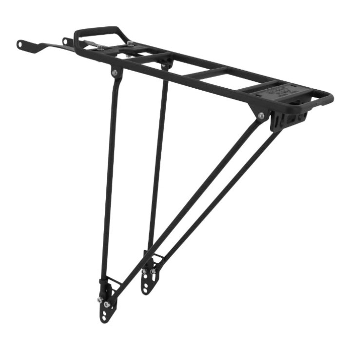 Porte Bagage Vélo Arrière A Tringles Pletscher Werso Alu Noir 26"-28"-700C Compatible Systeme Mik Gamme Basil -Poids Maxi 27 Kg