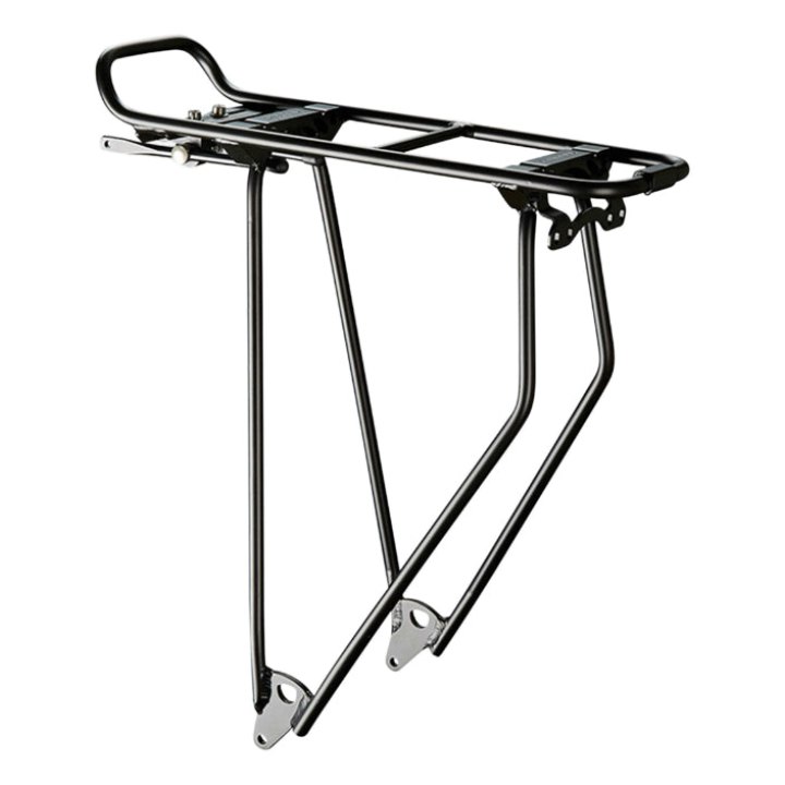 Porte Bagage Vélo Arrière A Tringles Racktime Stand It 2.0 Touring Noir 29" Compatible Systeme Racktime Snapit 2.0 -Poids Maxi 25 Kg