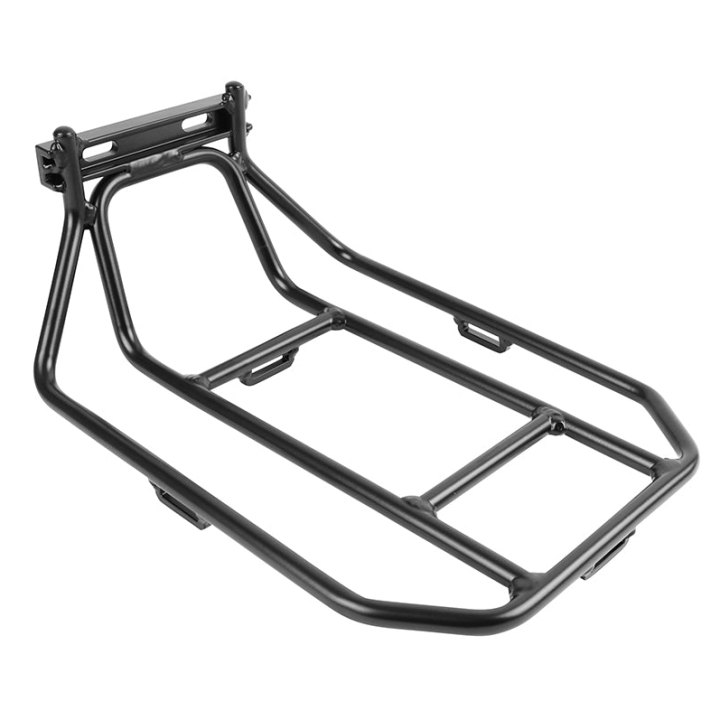 Porte Bagage Vélo Avant Fixation Sur Cintre-Guidon Newton Panier 22.0X24.0 cm Alu Noir - Supporte 5Kgs