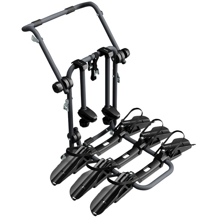 Porte Vélo De Coffre Peruzzo Pure Instinct Pour 3 Vélos Avec Emplacement (Maxi 45Kgs) Compatible 29"