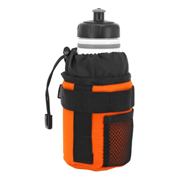 Porte Bidon Emfiss Noir-Orange Pour VAE Fixation Potence Et Cintre