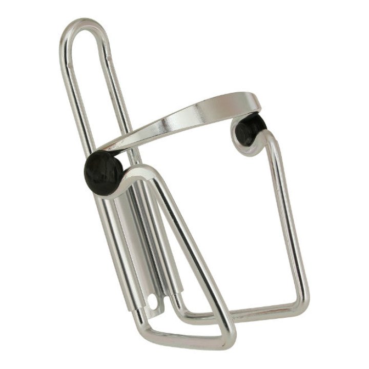 Porte Bidon Newton N1 Alu Argent Avec Pastilles Anti-Vibration (Sur Carte)