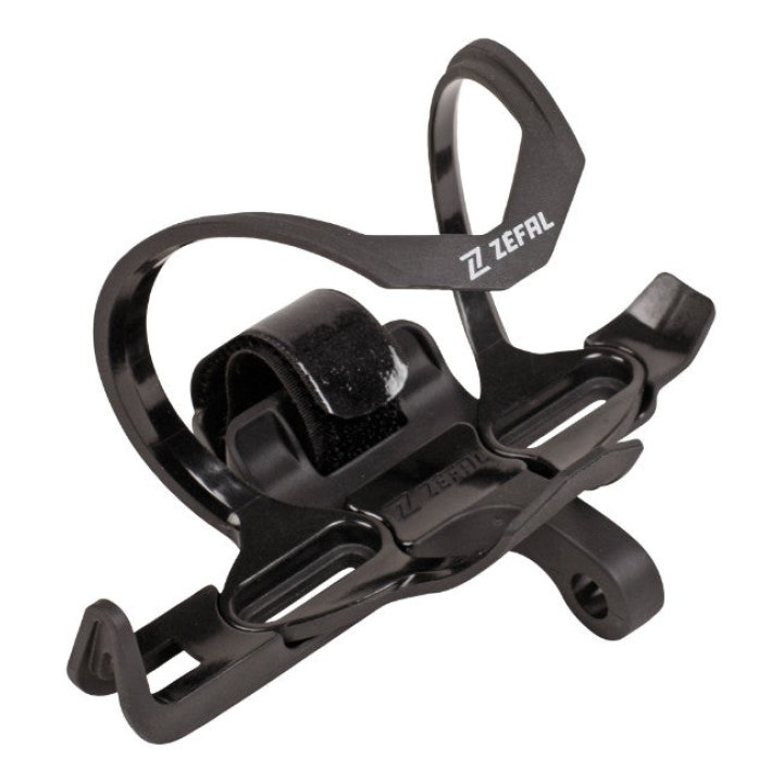 Porte Bidon Zefal Pulse Z2I Composite Noir Sortie Laterale Reversible Avec Support Cartouche Et Gonfleur CO2 - 52G