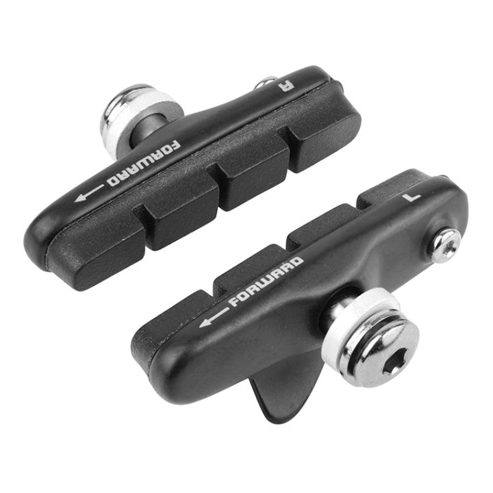 Porte Patin Frein Route A Cartouche Newton Type Shimano Alu Noir 55 mm (1 Paire)