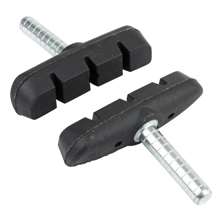 Porte Patin Frein VTT A Tige Symetrique Marwi 55 mm Noir (Paire Sur Carte)