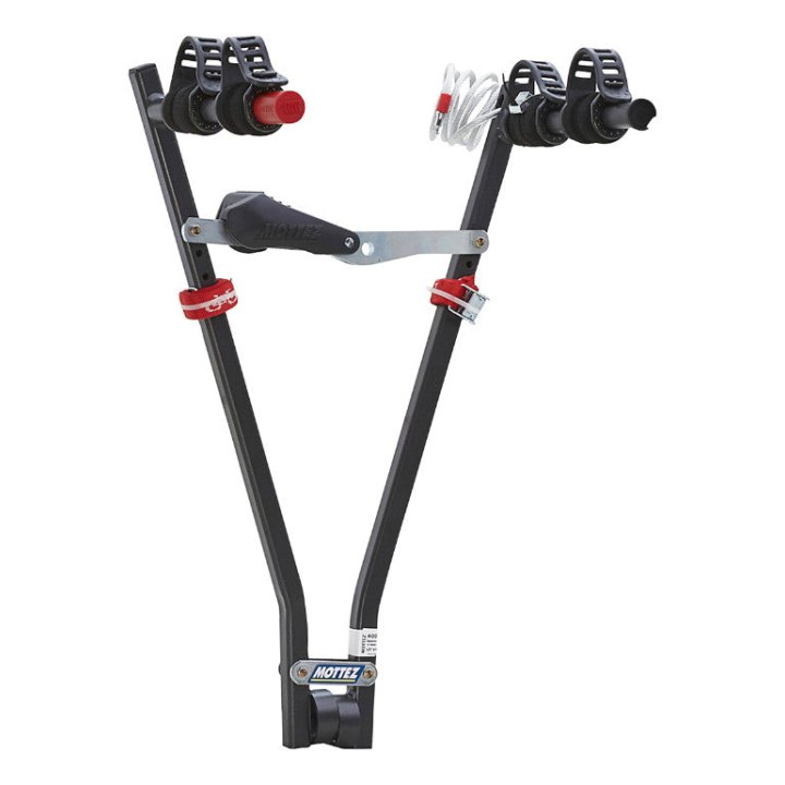 Porte Vélo D'Attelage Suspendu Jupiter Pour 2 Vélos Avec Emplacement (Livre Avec Antivol) (Fixation Rapide Sur Boule) - Homologué-