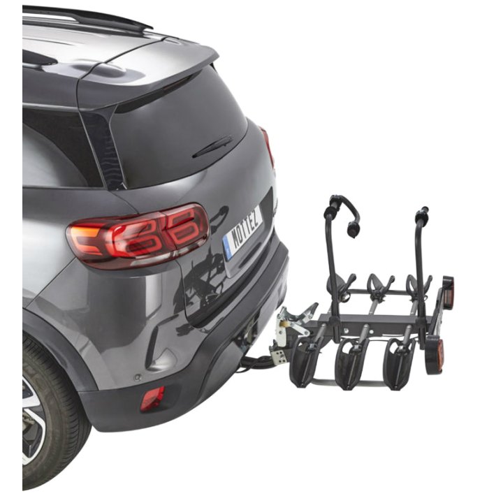 Porte Vélo Plateforme Mottez Diane Inclinable Pour 3 Vélos Musculaire Ou 2 Vélos Électriques Fixation Rapide Sur L'Attelage -Fabrication Francaise Homologué Ce - Charge Maxi 45Kgs (Offre Spéciale)