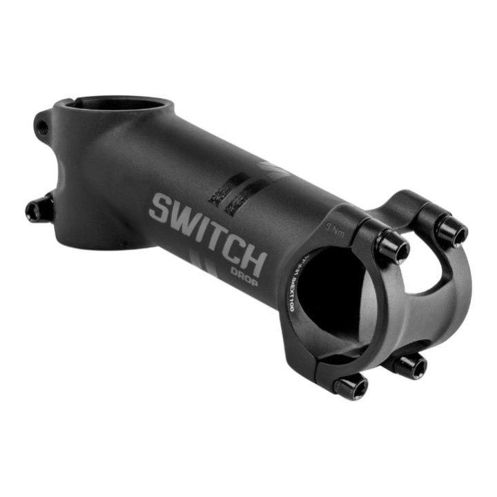 Potence VTT Switch Drop Noir Cintre 31.8 mm Angle -17° L 60 mm