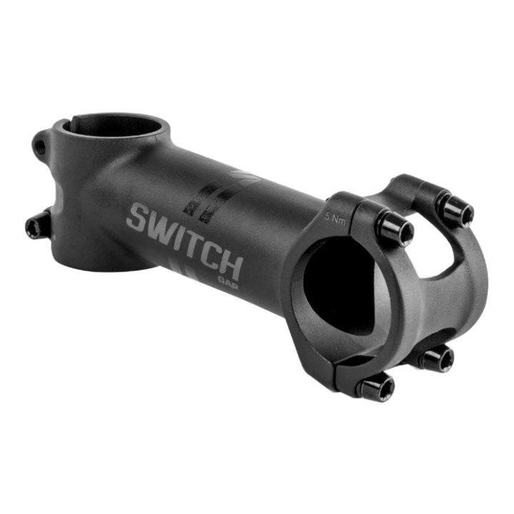 Potence VTT Switch Gap35 Noir Cintre 35 mm Angle -7° L 80 mm