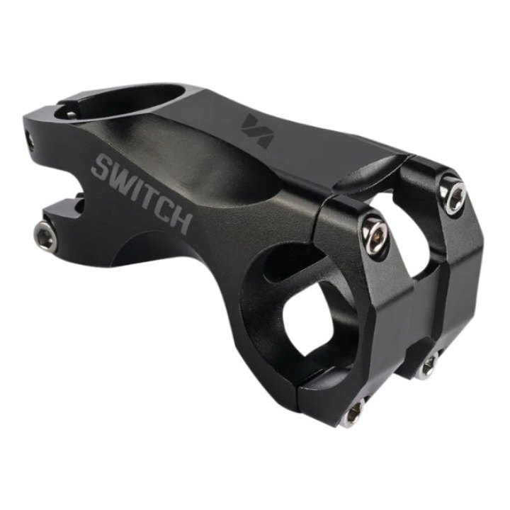 Potence VTT Switch Steep Alu Cnc Noir Cintre 31.8 mm Angle -19° L100 mm