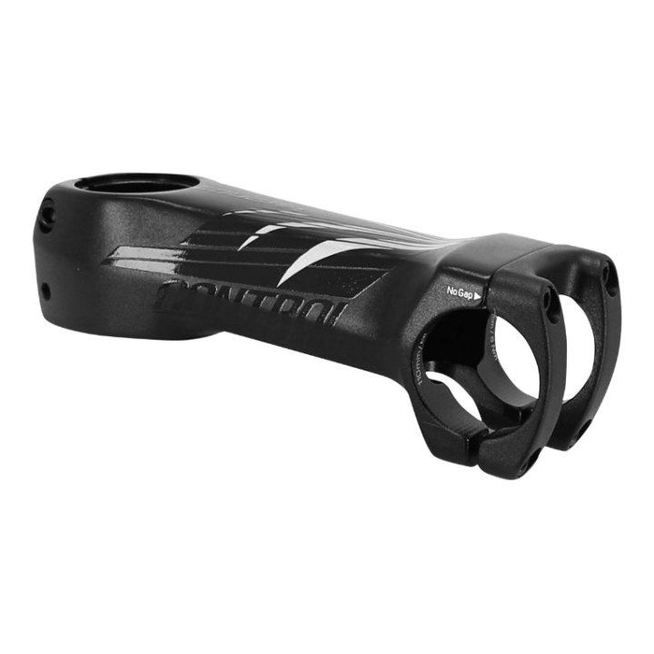 Potence Route - Gravel Controltech Cougar Alu Noir Angle -8° 31,8 L100 mm Pour Fourche 1"1-8 Compatible Câble Interne - Inclus Entretoises