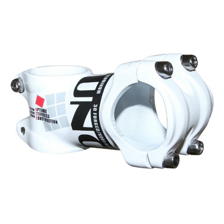 Potence Route Uno U1 Alu 6061 Blanc Reversible 7° 31,8 L 110 mm