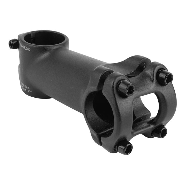 Potence VTT Alu Noir 25,4 L 90 mm Pour Pivot Fourche 1"'1-8 Angle +-- 7°