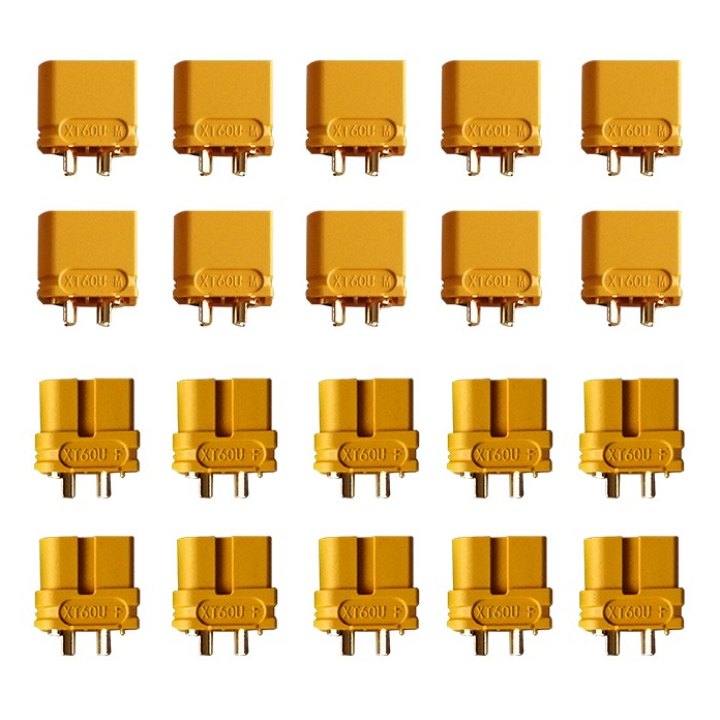 Prises XT60 Male et Femelle X20 Pcs
