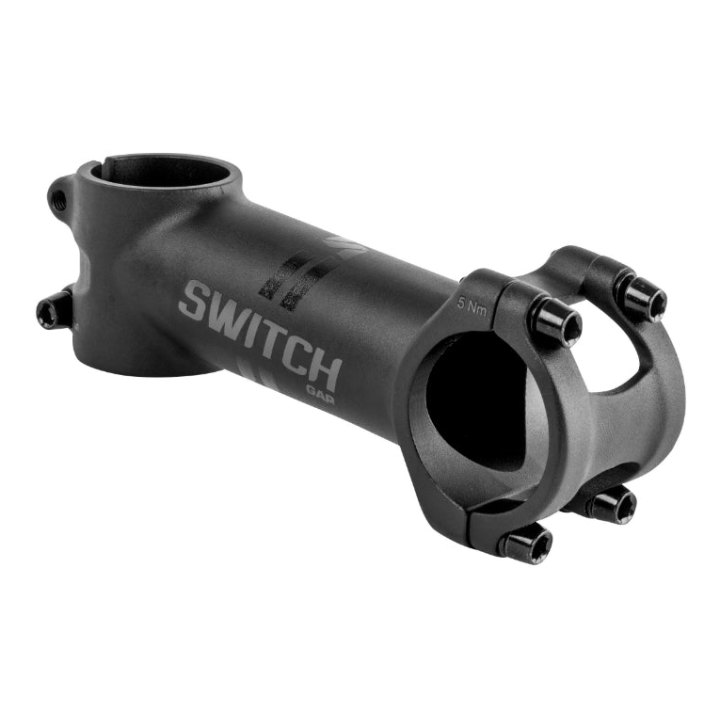 Potence VTT Switch Gap35 Noir Cintre 35 mm Angle -7° L 60 mm