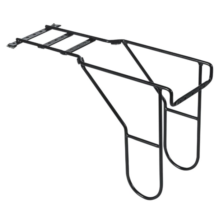 Prolongateur De Porte Bagage Vélo Arrière Noir Pour Taille De Roue 26"-28"-700C (Pour Combiner Porte Bebe Et Sacoches)