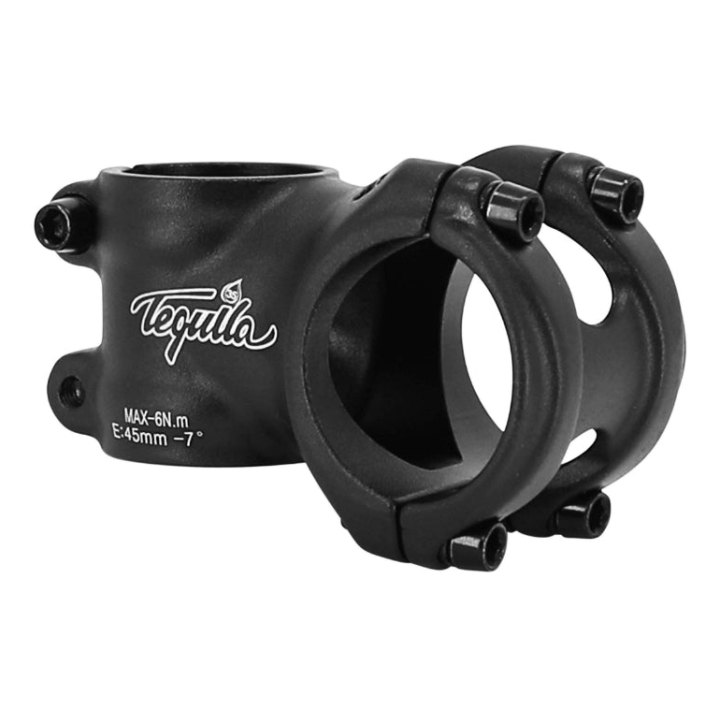 Potence VTT Zoom Tequila Dh Alu Noir Mat Pour Cintre 35 mm L 45 mm (Sur Carte Zoom)
