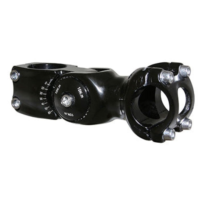 Potence VTT-VTC P2R Réglable Noir 25,4 L 90 mm Pour Pivot Fourche 1"'1-8