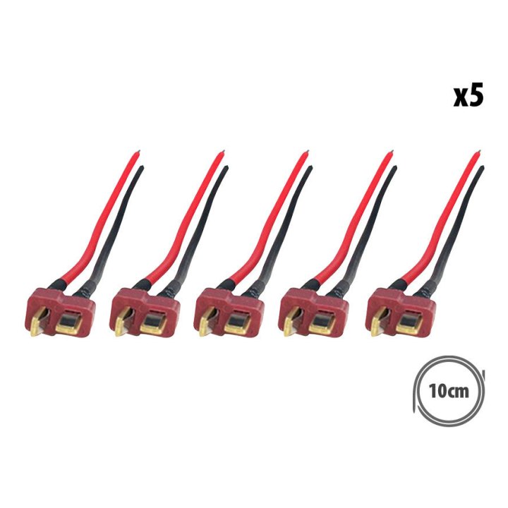 Prise T mâle x5 pcs