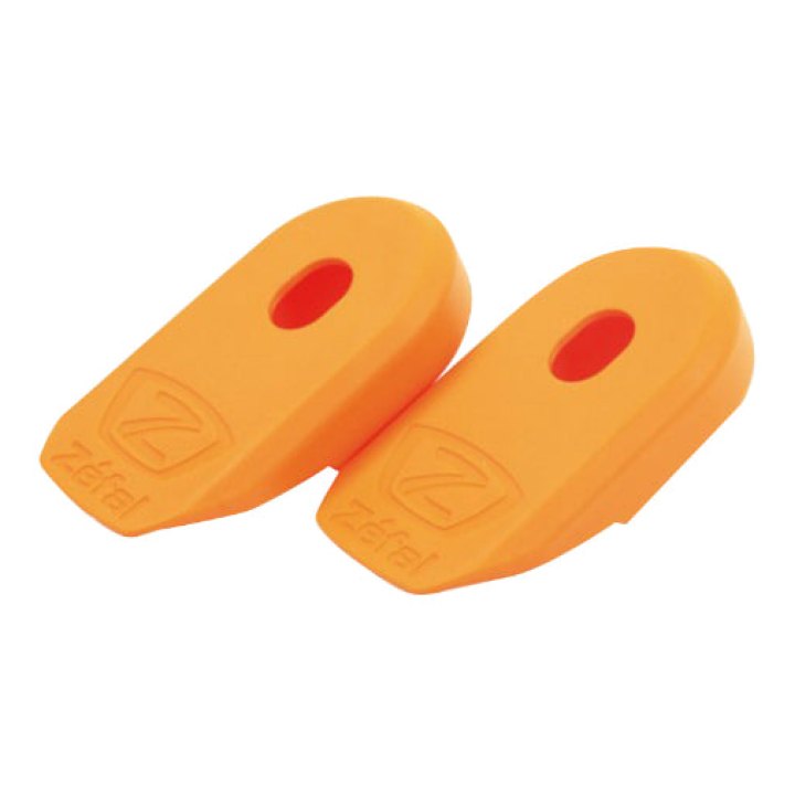 Protection Manivelle Zefal Crank Armor Orange (Paire) - Nouveau Modele - 57X39X17 mm
