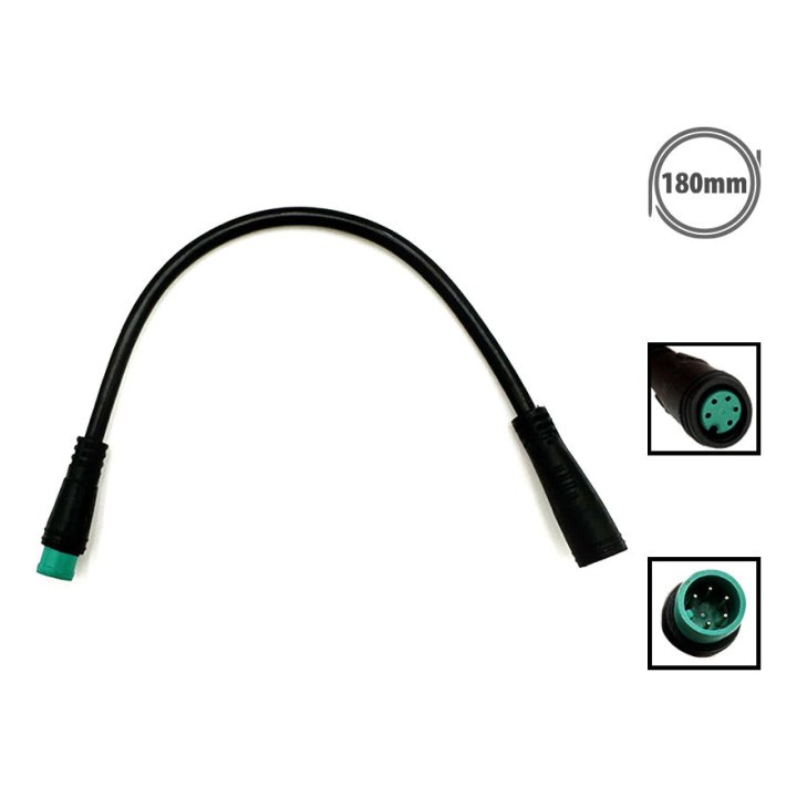 Rallonge cable etanche 5 pins 18 cm