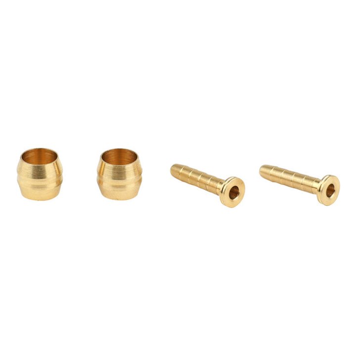 Raccord Durite Frein Elvedes Olive Et Insert - Pin Compatible Shimano Bh59 (Paire Olive Et Insert)