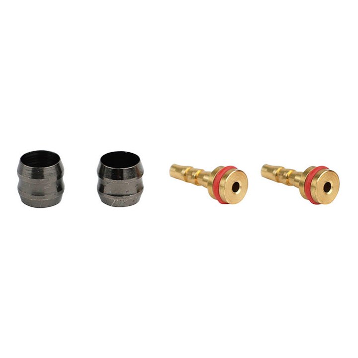 Raccord Durite Frein Elvedes Olive Et Insert - Pin Compatible Tektro 5.0 (Paire Olive Et Insert)