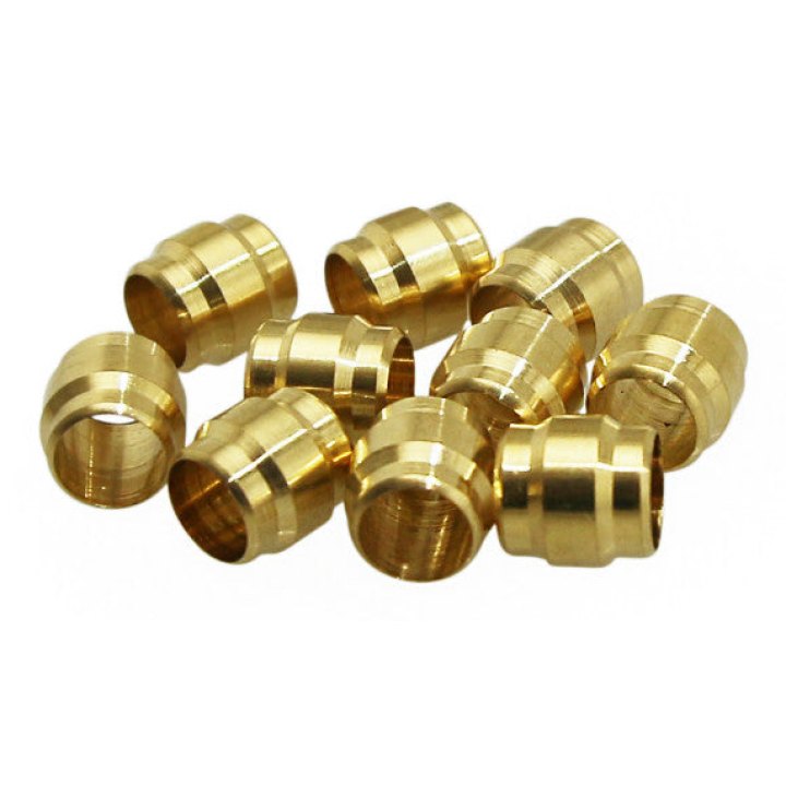 Raccord Durite Frein Brakco Olive 5 mm Compatible Magura Mt2-4-6 (Vendu Par 10)