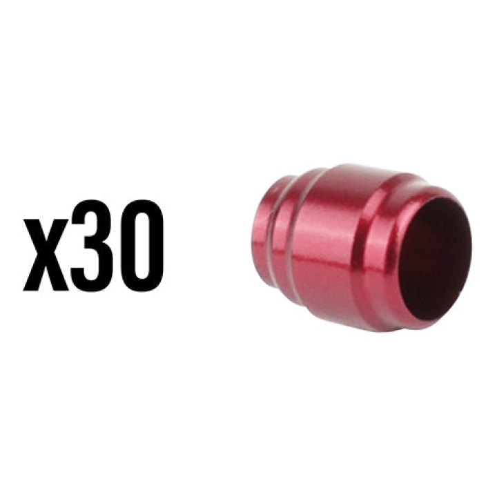 Raccord Durite Frein Elvedes Olive Compatible Sram Av02-1 Rouge (Vendu Par 30)