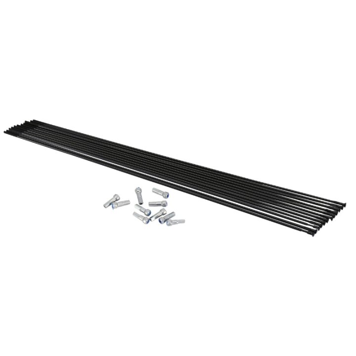 Rayon INOX Mavic Tête Droite Pour Roue Cross-One - Crossride Fts - Aksium Disc 9 L 294 mm Avec Écrou (Boite De 12)