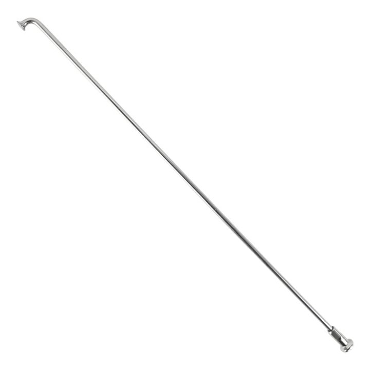 Rayon INOX Argent 2,6 mm L280 mm Tête Coudée Sapim Avec Écrou (Vendu A L'Unite)
