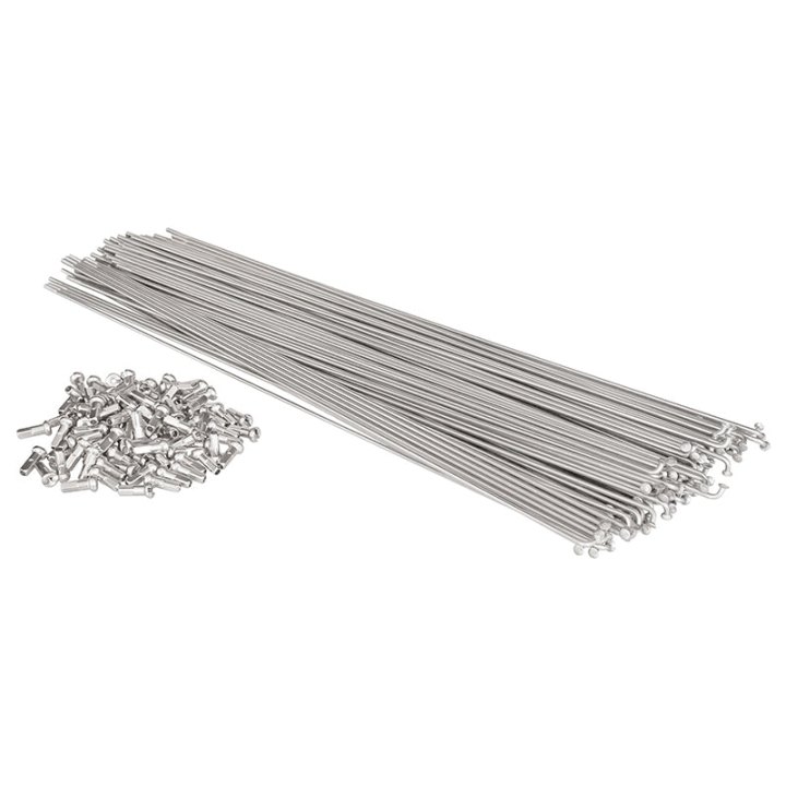 Rayon INOX Argent Velox Mach1 2 mm L 258 mm Tête Coudée Avec Écrou (Boite De 100)