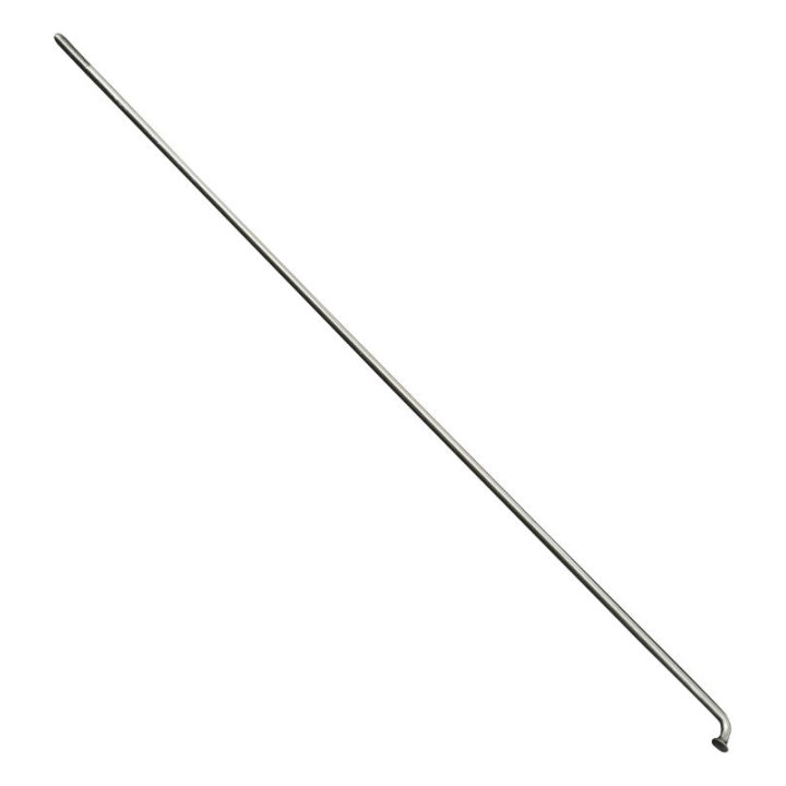 Rayon Leader Fox INOX Argent Tête Coudée Lg 232 Diam 2.3 mm (Vendu A L'Unite Sans Écrou) - Voir 185897 Pour Écrou