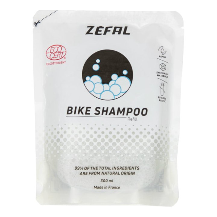 Recharge Nettoyant Vélo Zefal Bike Shampoo (Eco Recharge 300Ml) Label Ecocert Ecodetergent