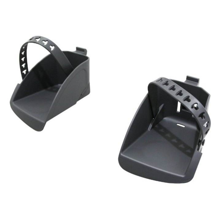 Repose Pied Pour Porte Bebe-Siege Enfant Arrière Gris Polisport Koolah (Paire)