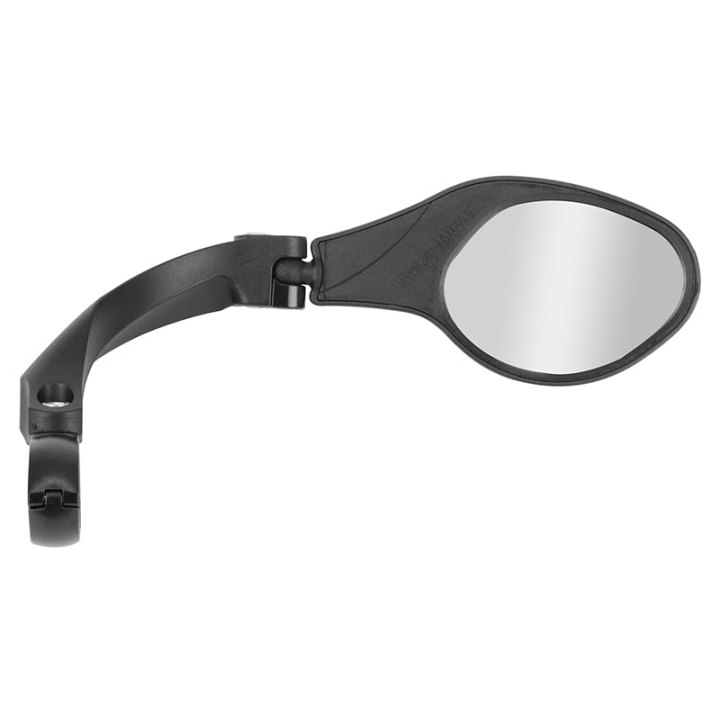 Rétroviseur Vélo Droit P2R Oval Fixation Sur Cintre Pour VAE (Miroir 8,5X6 cm)