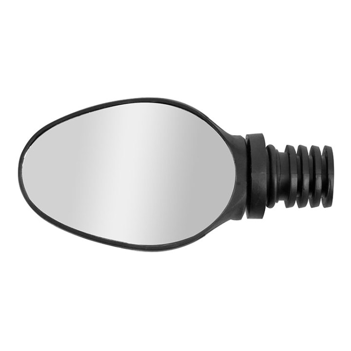Rétroviseur Vélo Gauche Ou Droit Newton Ovalise Réglable Fixation Extremite Cintre Route-VTT (Miroir 5X8 cm)