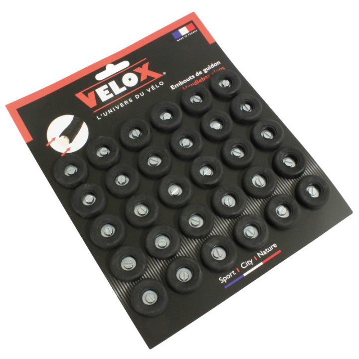 Bouchon De Cintre Route Vintage Velox Noir A Visser (Sachet De 30)