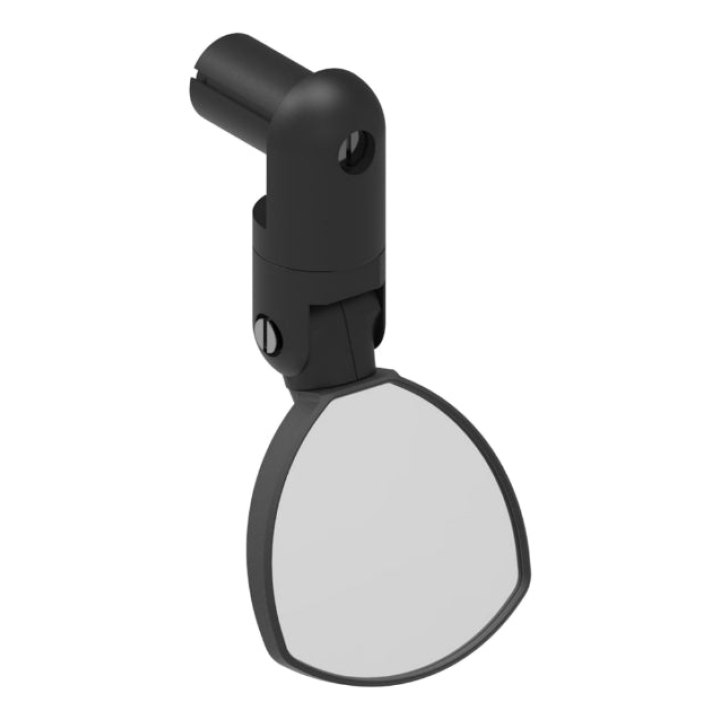 Rétroviseur Vélo Gauche Ou Droit Zefal Spin 25 Rabattable Fixation Extremite Cintre (Utilisation Route) (Miroir 25Cm2) 60X125X22 mm