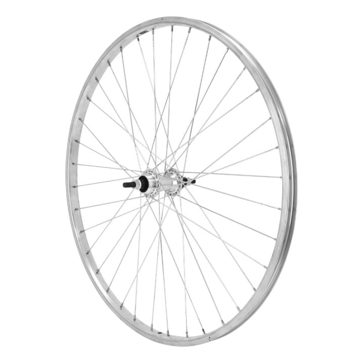 Roue City Patin 650X35B Arrière Jante Et Moyeu Alu Axe Plein Roue Libre 1-3V (35-584) (Vendu Avec Écrou 10X100) Jante 19C