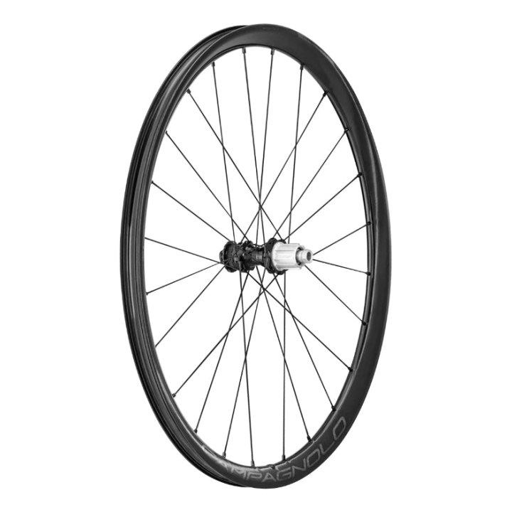 Roue Gravel Disque 700 Campagnolo Levante Arrière Noir Centerlock Cassette Campa N3W 13V Tubeless Ready Axe Traversant 12X142 24 Rayons Jante 25C
