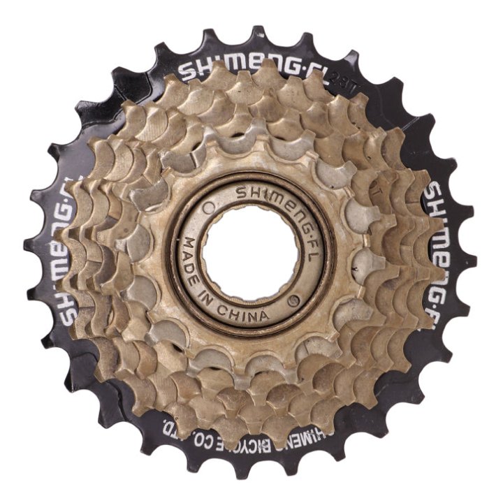 Roue Libre 7V. P2R Shimeng 14-28 Bronze-Noir Indexee