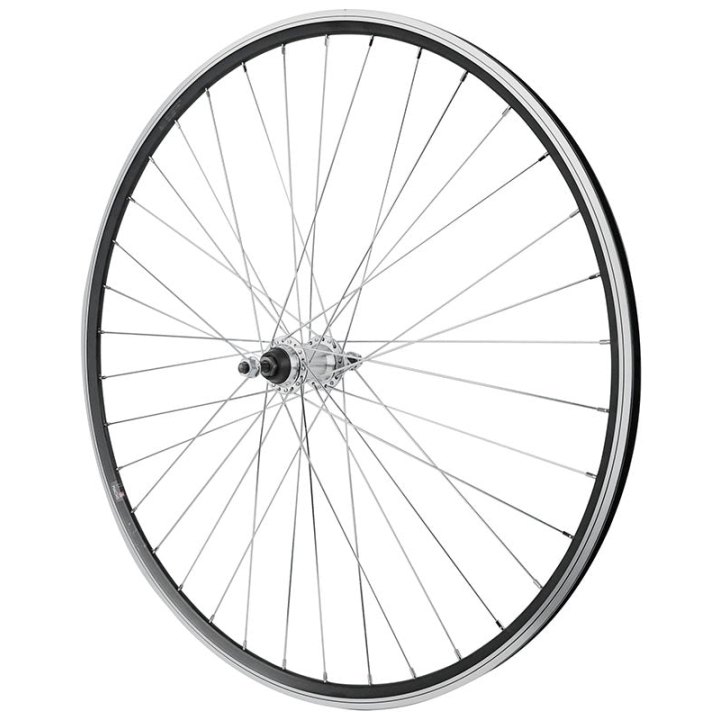 Roue Route Patin Blocage 700 Mach1 Cfx Noir Arrière Moyeu Alu Roue Libre 1V Jante 13C 36 Rayons Galva -Poids Max 110 Kg-