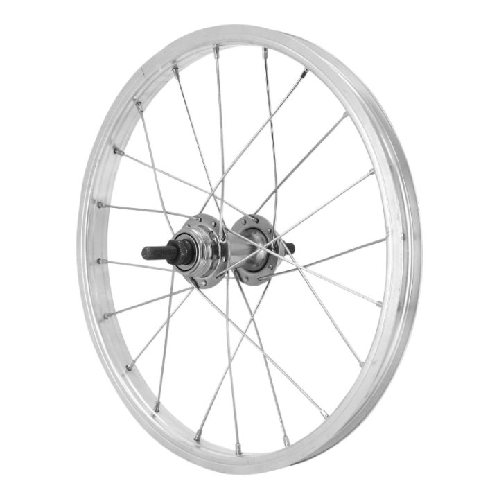 Roue City Patin 16" X 1.75 Arrière Jante Alu Moyeu Acier 110 mm Axe Plein Roue Libre 1V (ETRTO 305X20)